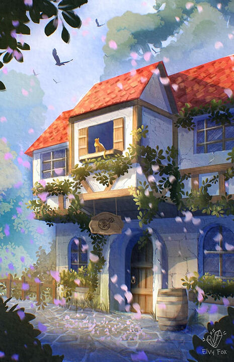 Magic Shop book illustration