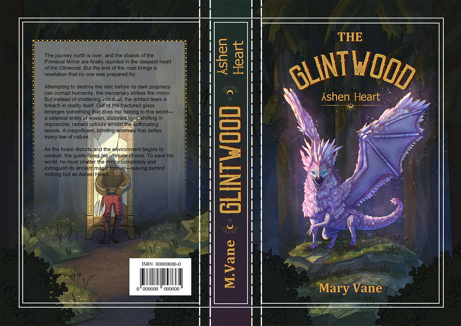 Elliot cipher book cover design Book cover design for a dark mystery detective novel