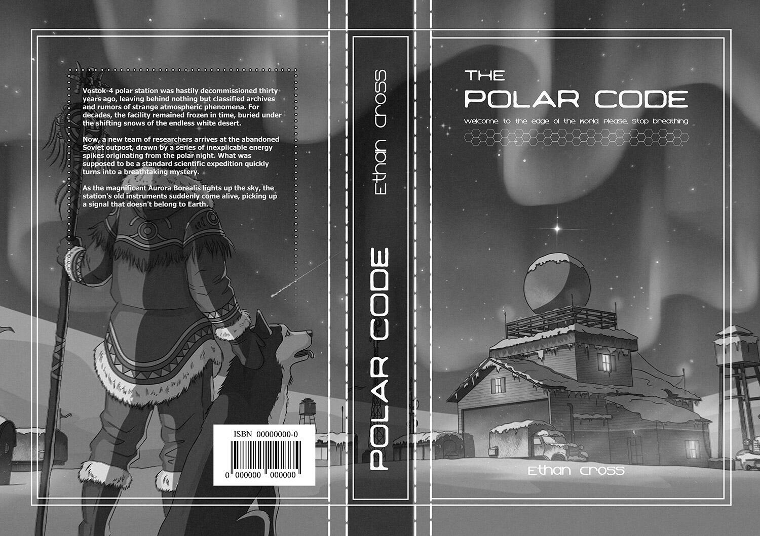 Elliot cipher book cover design Book cover design for a dark mystery detective novel