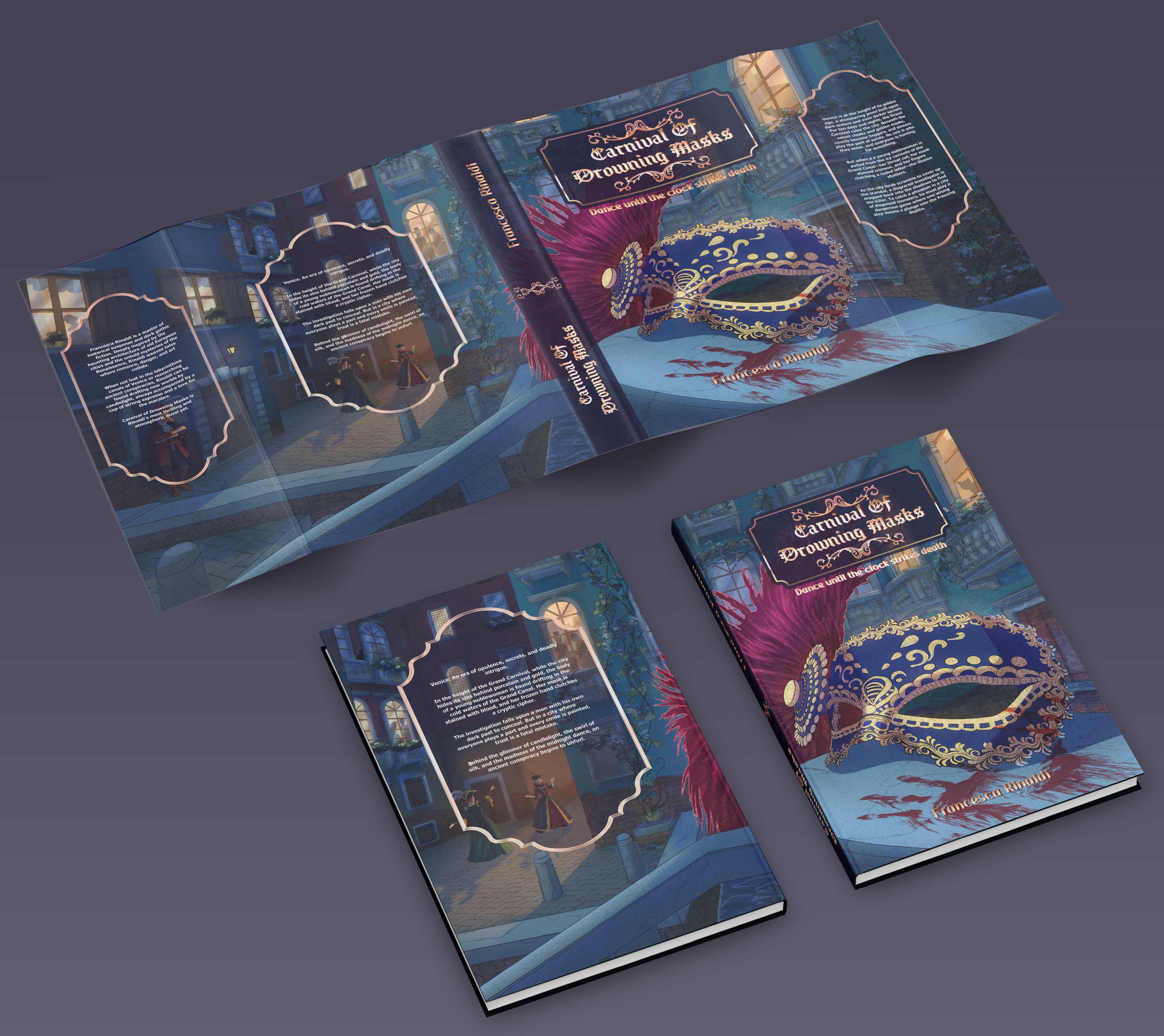 Elliot cipher book cover design Book cover design for a dark mystery detective novel